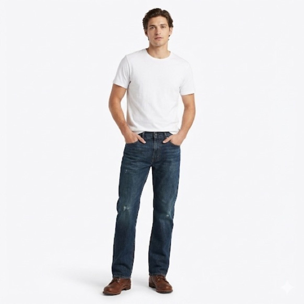 Levi’s 501 Button Fly Straight Leg Jeans Mens W33 L32